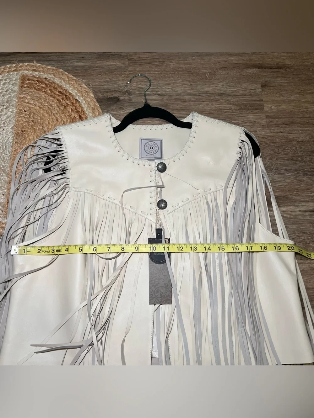 DOUBLE D RANCH Sonora Vest Genuine Leather NWT Retail $665 - Picture 5 of 9